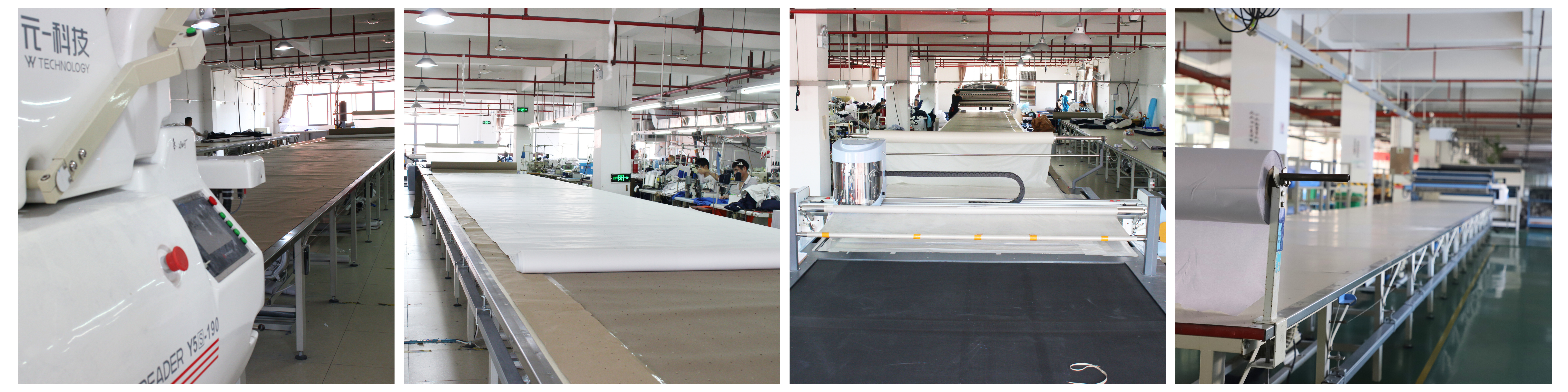 Fabric Spreading & Cutting Area